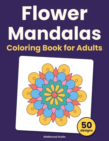 Cover of Mandala Coloring Book for Adults