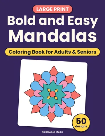 Cover of Bold and Easy Mandalas